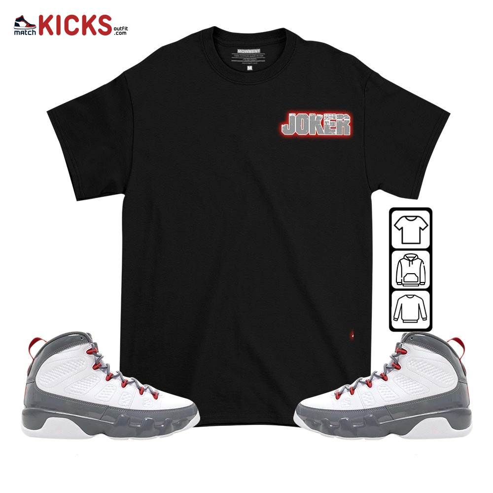 Anti-Hero Sneaker Shirt Match Fire Red 9s, Jordan 9 Retro Fire Red MKO T-Shirt