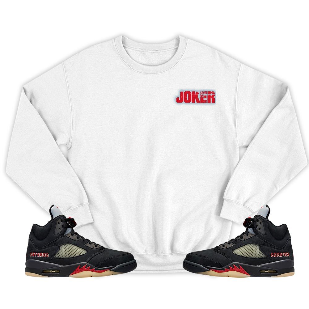 Anti-Hero Sneaker Shirt Match Gore-Tex 5s, Jordan 5 GORE-TEX Off Noir MKO T-Shirt Anti-Hero Sneaker Shirt Match Gore-Tex 5s, Jordan 5 GORE-TEX Off Noir MKO T-Shirt