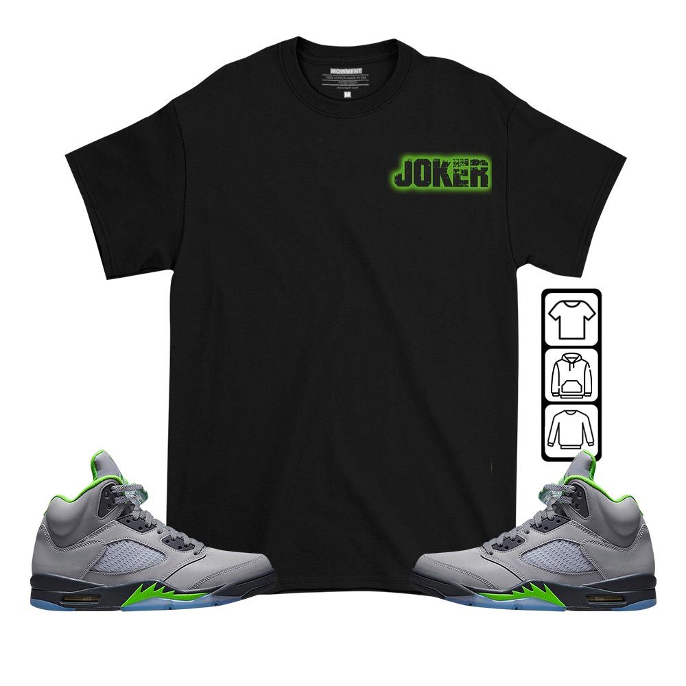Anti-Hero Sneaker Shirt Match Green Bean 5s, Jordan 5 Retro Green Bean MKO T-Shirt Anti-Hero Sneaker Shirt Match Green Bean 5s, Jordan 5 Retro Green Bean MKO T-Shirt