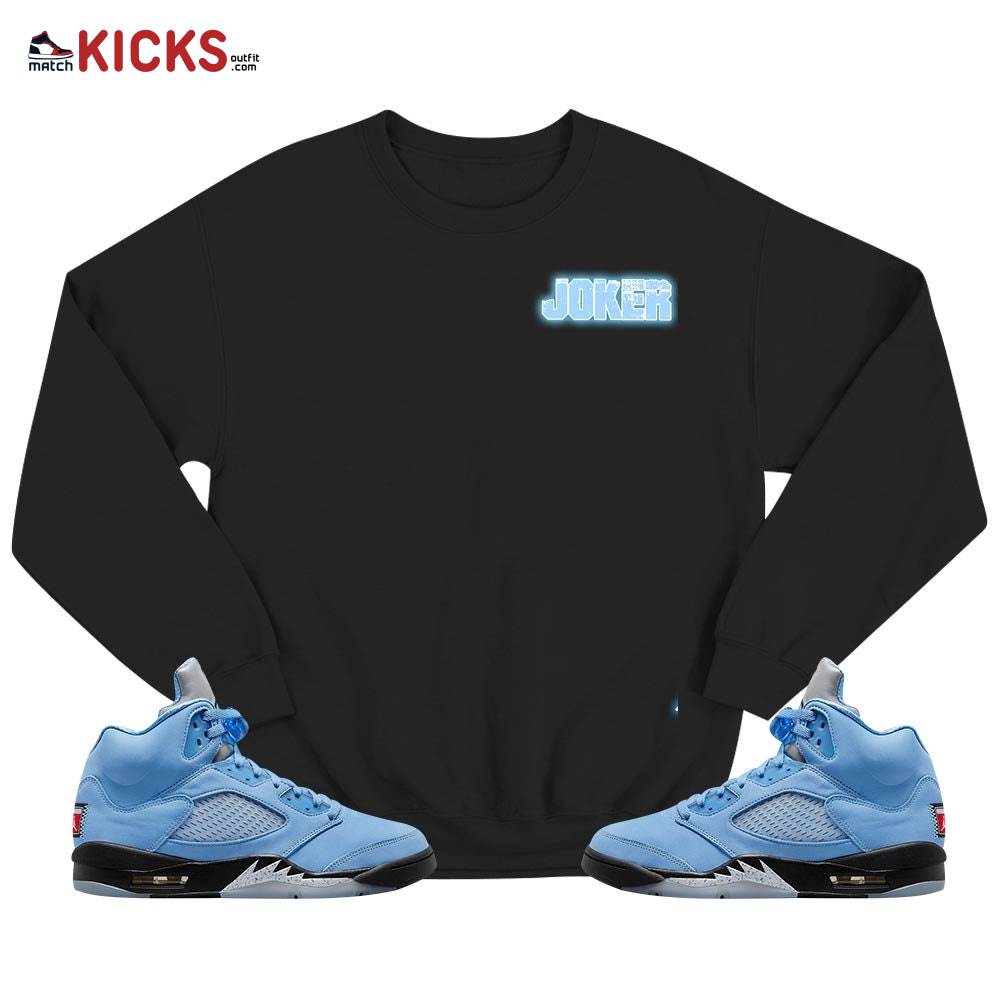 Anti-Hero Sneaker Shirt Match Retro University Blue 5s, Jordan 5 University Blue MKO T-Shirt Anti-Hero Sneaker Shirt Match Retro University Blue 5s, Jordan 5 University Blue MKO T-Shirt