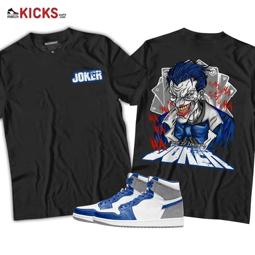 Anti-Hero Sneaker Shirt Match True Blue 1s, Jordan 1 High OG True Blue MKO T-Shirt Anti-Hero Sneaker Shirt Match True Blue 1s, Jordan 1 High OG True Blue MKO T-Shirt