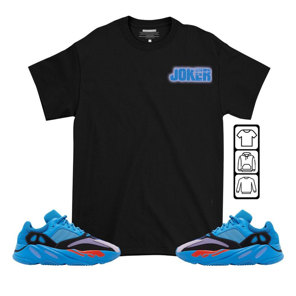 Anti-Hero Sneaker Shirt Match V1 Hi-Res Blue 700s, Yeezy 700 V1 Hi-Res Blue MKO T-Shirt Anti-Hero Sneaker Shirt Match V1 Hi-Res Blue 700s, Yeezy 700 V1 Hi-Res Blue MKO T-Shirt