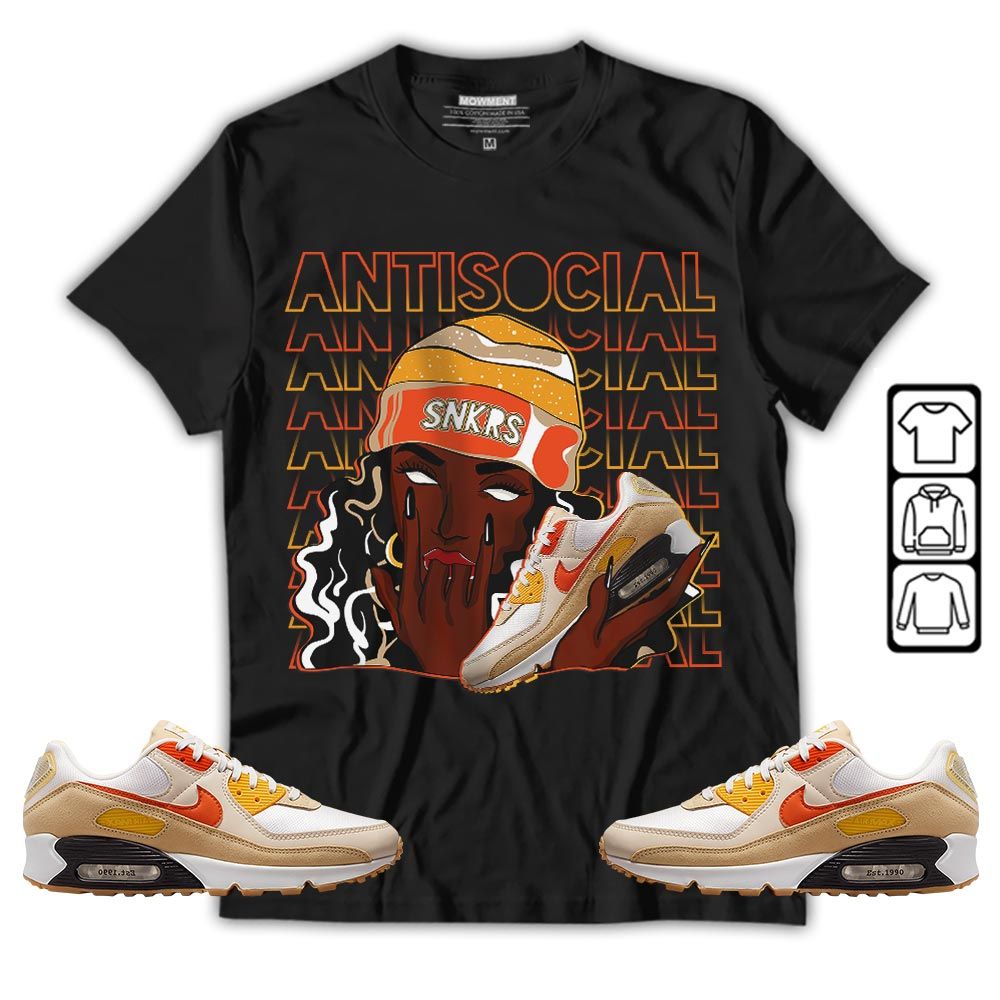 Antisocial Girl Sneaker Shirt Match Max 90 Barometer, Air Max 90 Air Pressure MKO Sweatshirt Antisocial Girl Sneaker Shirt Match Max 90 Barometer, Air Max 90 Air Pressure MKO Sweatshirt