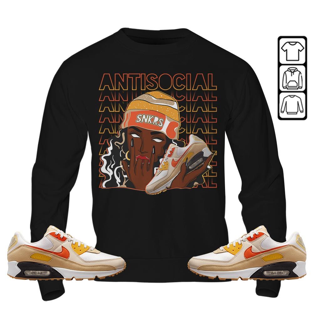 Antisocial Girl Sneaker Shirt Match Max 90 Barometer, Air Max 90 Air Pressure MKO Sweatshirt Antisocial Girl Sneaker Shirt Match Max 90 Barometer, Air Max 90 Air Pressure MKO Sweatshirt