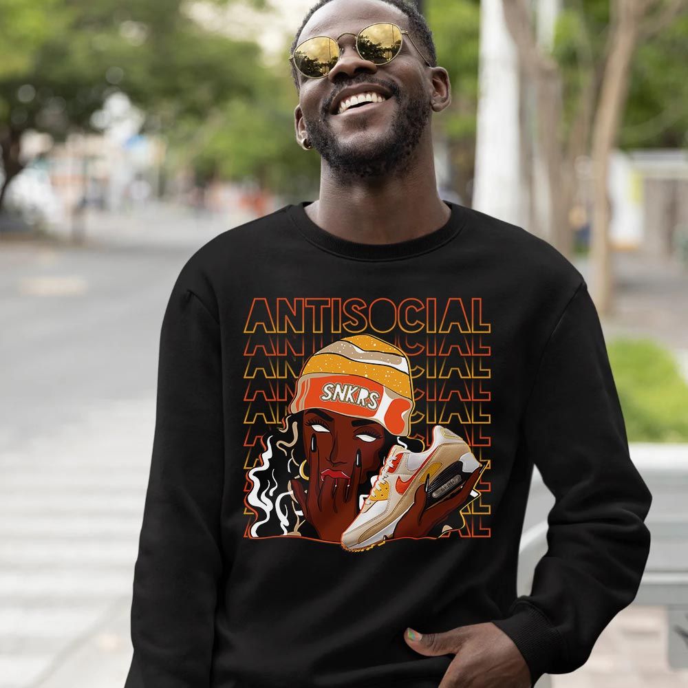 Antisocial Girl Sneaker Shirt Match Max 90 Barometer, Air Max 90 Air Pressure MKO Sweatshirt Antisocial Girl Sneaker Shirt Match Max 90 Barometer, Air Max 90 Air Pressure MKO Sweatshirt