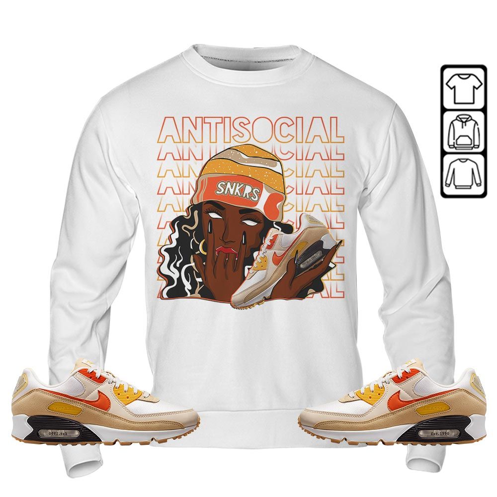 Antisocial Girl Sneaker Shirt Match Max 90 Barometer, Air Max 90 Air Pressure MKO Sweatshirt Antisocial Girl Sneaker Shirt Match Max 90 Barometer, Air Max 90 Air Pressure MKO Sweatshirt