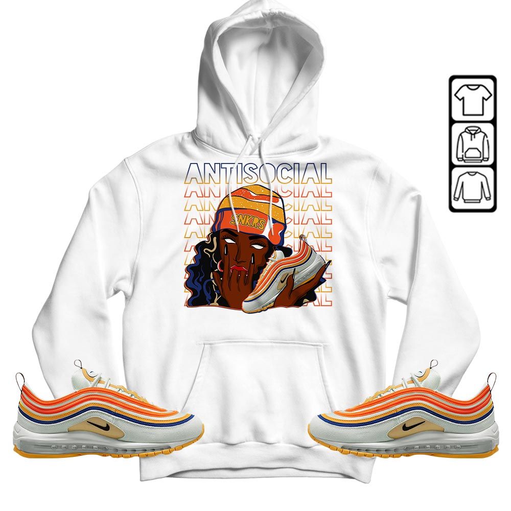 Antisocial Girl Sneaker Shirt Match Max 97 Frank Rudy, Air Max 97 SE Air Pressure MKO Sweatshirt Antisocial Girl Sneaker Shirt Match Max 97 Frank Rudy, Air Max 97 SE Air Pressure MKO Sweatshirt