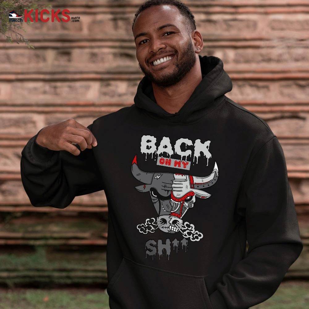Back Bull Sneaker Shirt Match 14 Low Metallic Silver, Jordan 14 Metallic Silver MKO Hoodie Back Bull Sneaker Shirt Match 14 Low Metallic Silver, Jordan 14 Metallic Silver MKO Hoodie