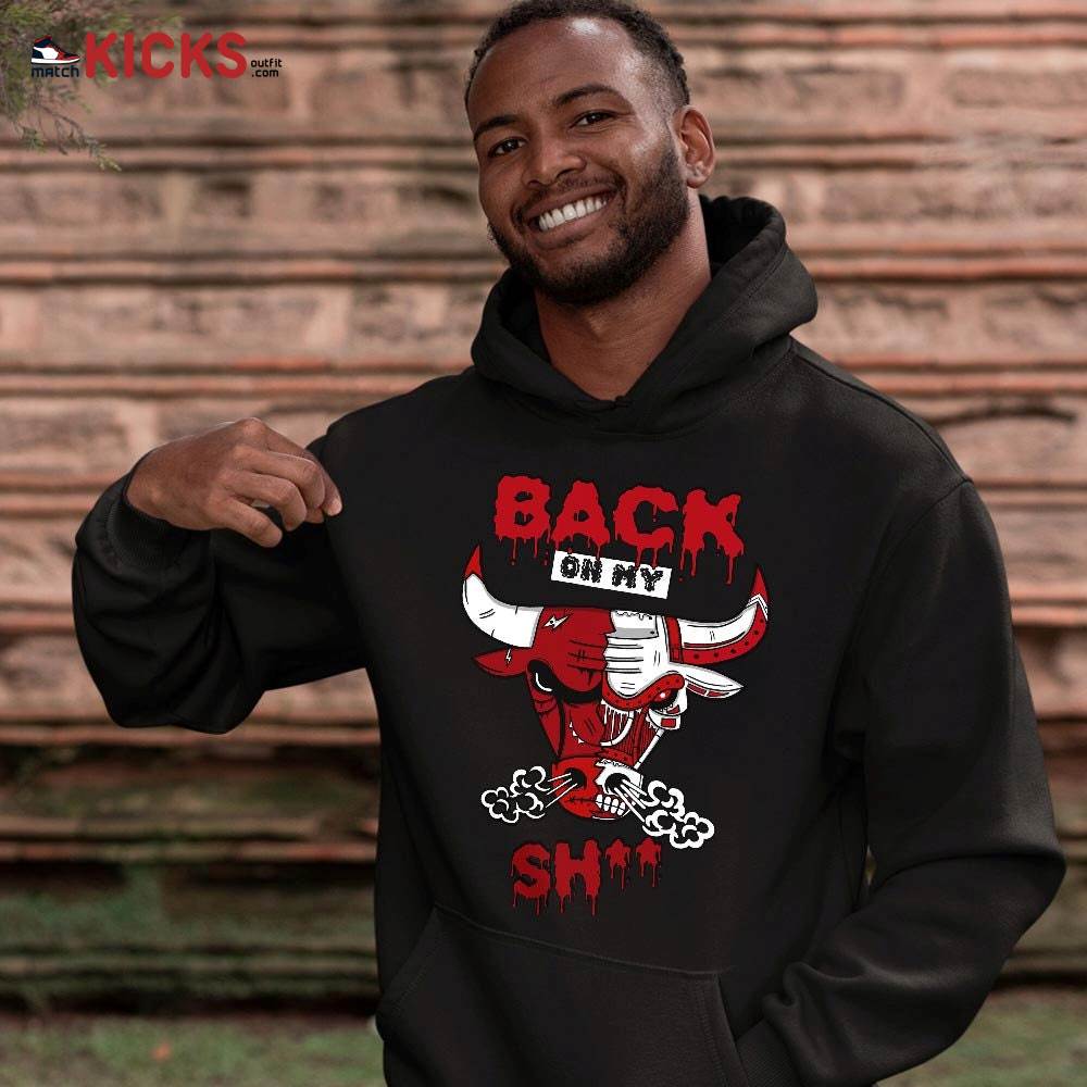 Back Bull Sneaker Shirt Match 2 Chicago Varsity Red, Jordan Retro 2 Chicago MKO T-Shirt Back Bull Sneaker Shirt Match 2 Chicago Varsity Red, Jordan Retro 2 Chicago MKO T-Shirt