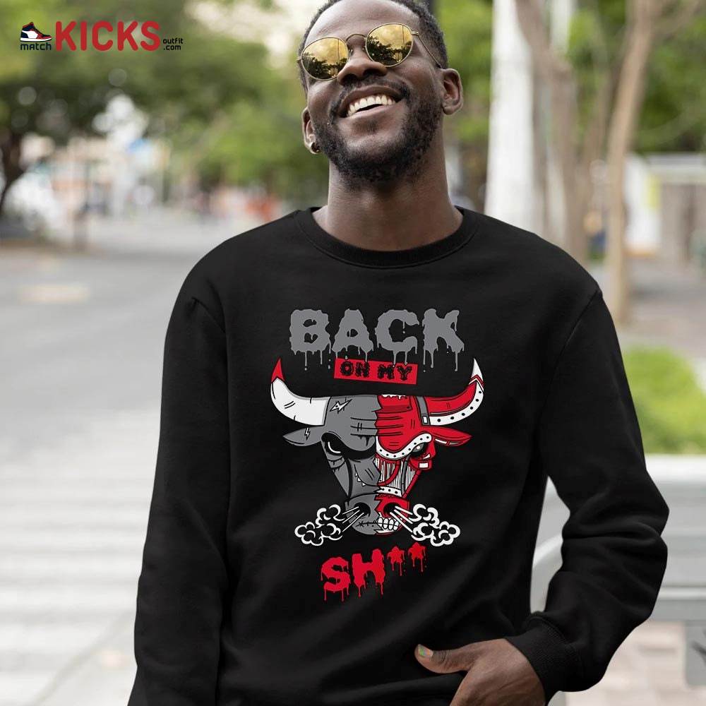 Back Bull Sneaker Shirt Match Fire Red 9s, Jordan 9 Retro Fire Red MKO T-Shirt Back Bull Sneaker Shirt Match Fire Red 9s, Jordan 9 Retro Fire Red MKO T-Shirt