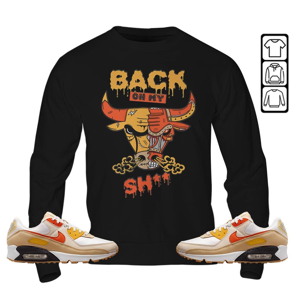 Back Bull Sneaker Shirt Match Max 90 Barometer, Air Max 90 Air Pressure MKO Sweatshirt Back Bull Sneaker Shirt Match Max 90 Barometer, Air Max 90 Air Pressure MKO Sweatshirt