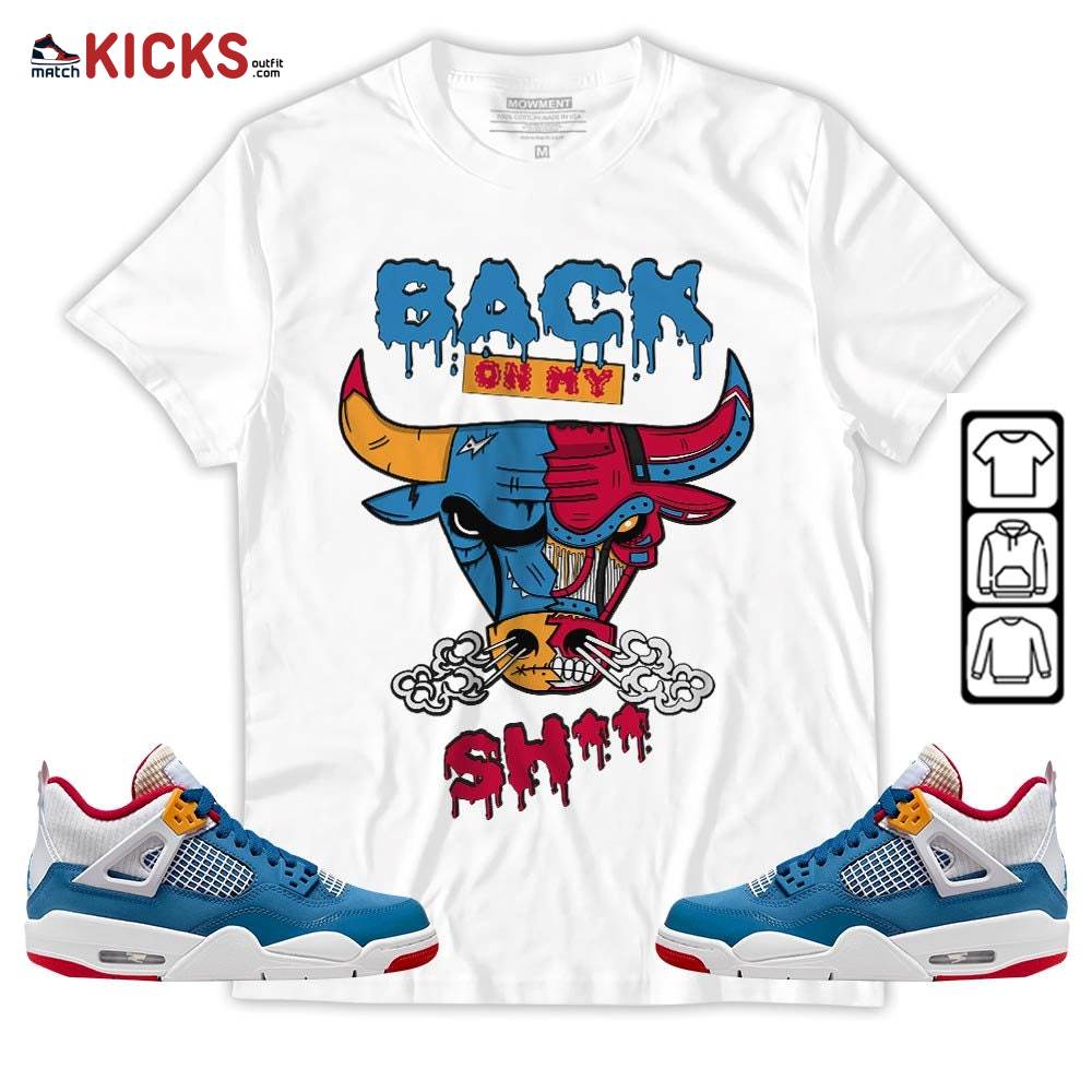 Back Bull Sneaker Shirt Match Messy Room 4s, Jordan 4 GS Messy Room MKO Hoodie