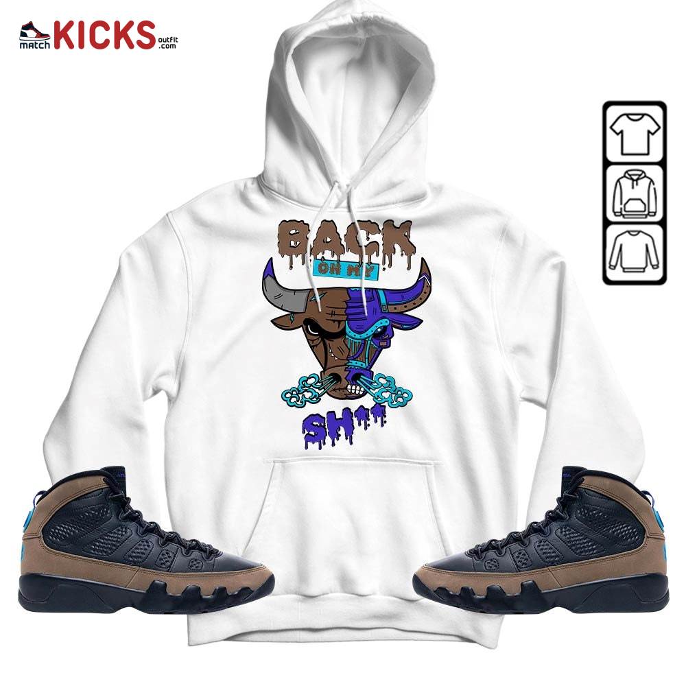 Back Bull Sneaker Shirt Match Olive Concord 9s, Jordan 9 Olive Concord MKO Hoodie Back Bull Sneaker Shirt Match Olive Concord 9s, Jordan 9 Olive Concord MKO Hoodie