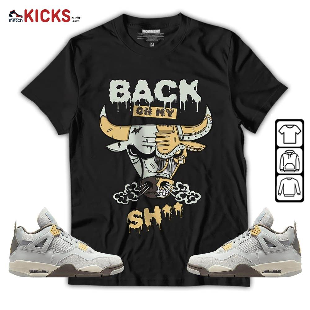 Back Bull Sneaker Shirt Match Retro Craft 4s, Jordan 4 Craft Photon Dust MKO Hoodie