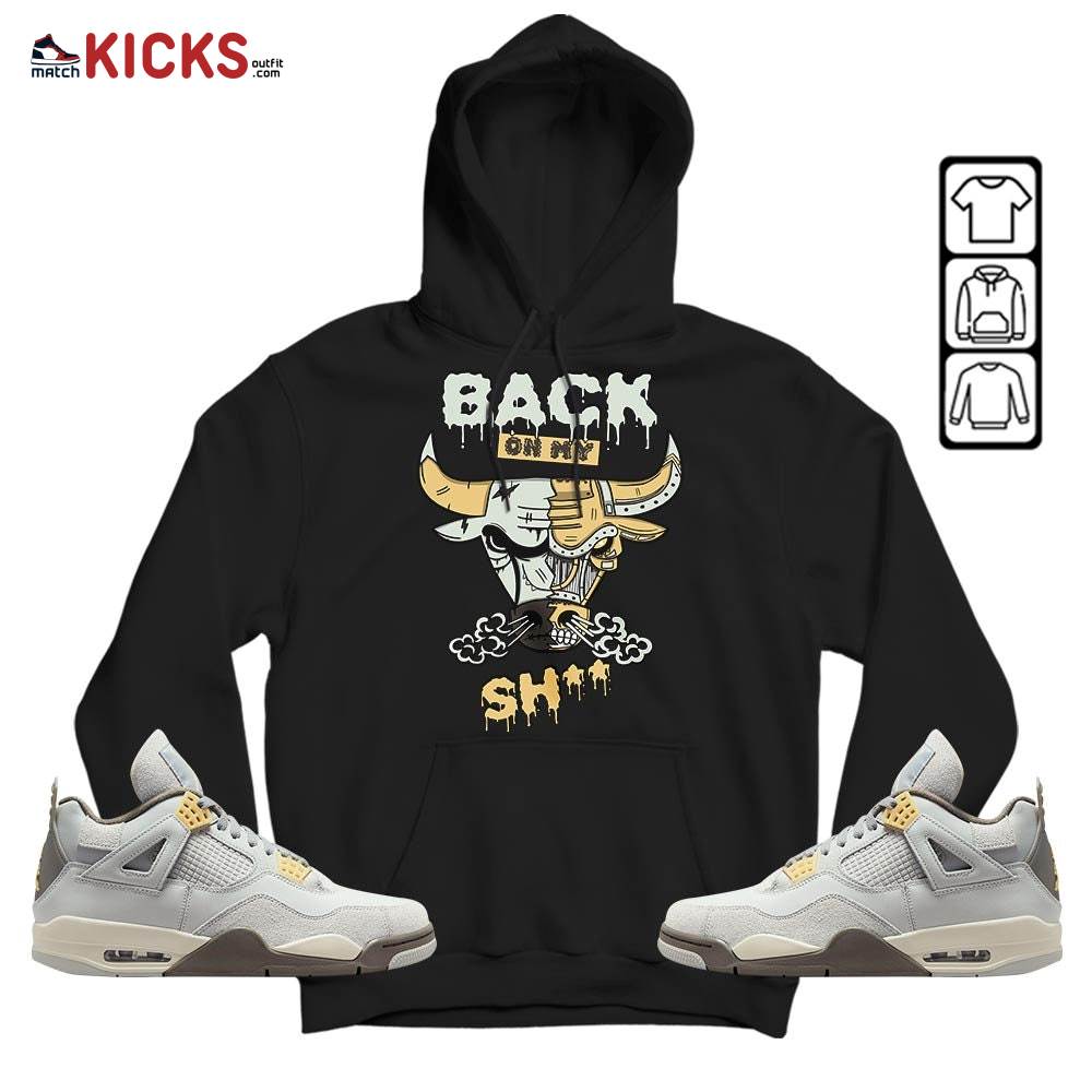 Back Bull Sneaker Shirt Match Retro Craft 4s, Jordan 4 Craft Photon Dust MKO T-Shirt Back Bull Sneaker Shirt Match Retro Craft 4s, Jordan 4 Craft Photon Dust MKO T-Shirt