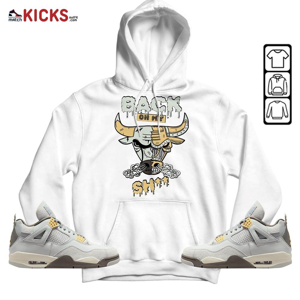 Back Bull Sneaker Shirt Match Retro Craft 4s, Jordan 4 Craft Photon Dust MKO T-Shirt Back Bull Sneaker Shirt Match Retro Craft 4s, Jordan 4 Craft Photon Dust MKO T-Shirt