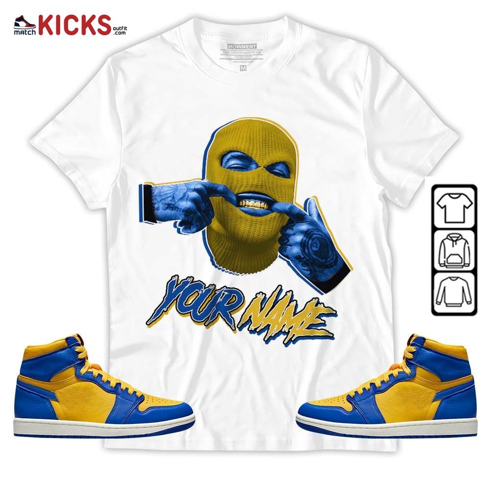 Bad Boy Custom Sneaker Shirt Match 2023 Laney 1s, Jordan 1 Retro High Laney MKO Sweatshirt