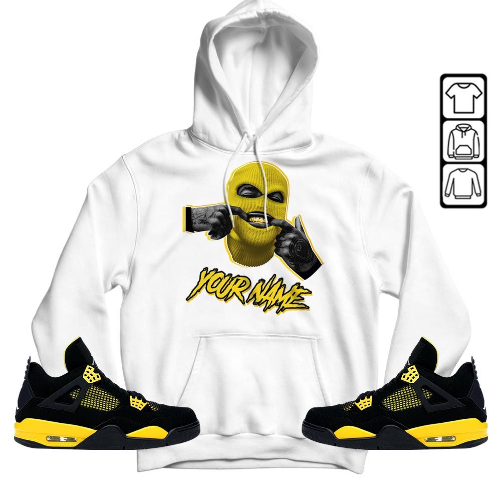 Bad Boy Custom Sneaker Shirt Match 2023 Thunder 4s, Jordan Retro 4 Thunder MKO T-Shirt