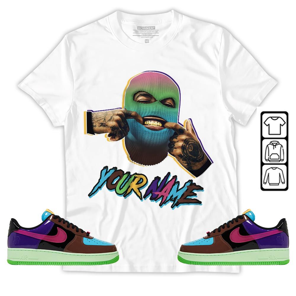 Bad Boy Custom Sneaker Shirt Match AF 1 Low SP Pink Prime, Air Force 1 Undefeated Pink Prime MKO T-Shirt