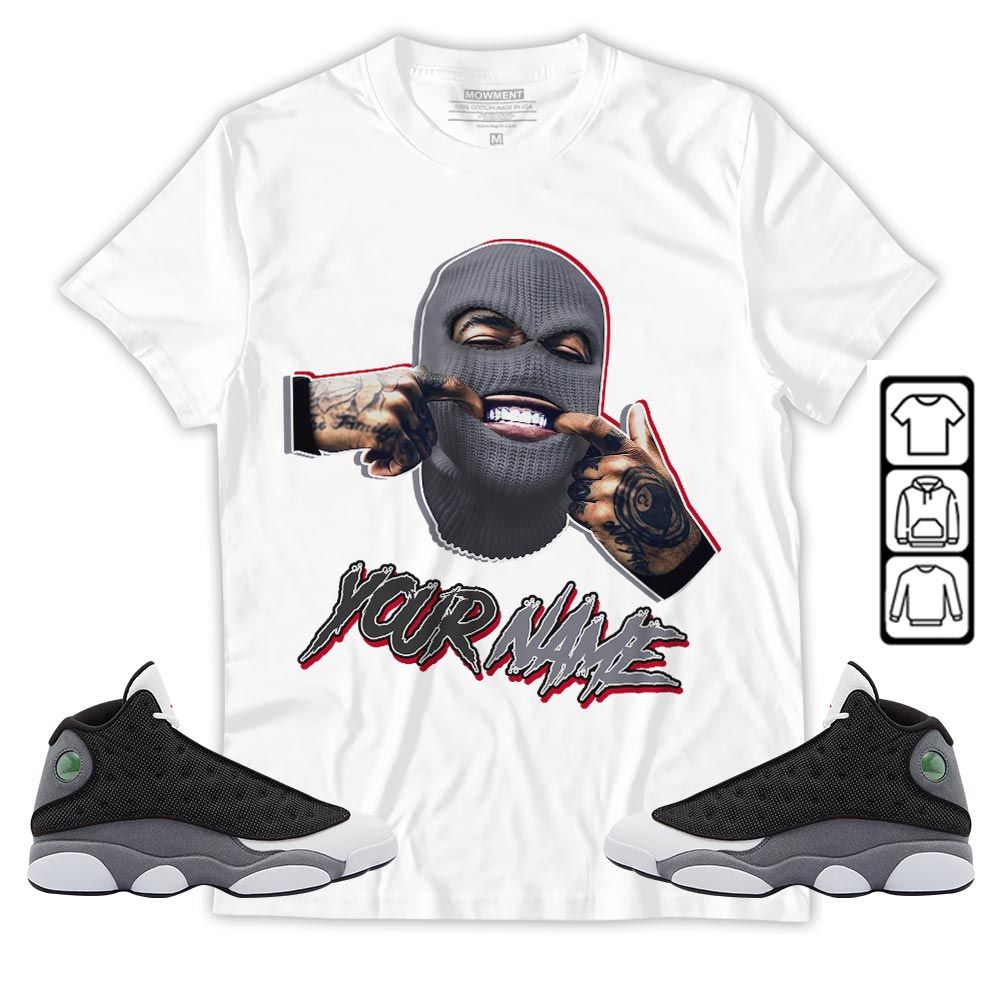 Bad Boy Custom Sneaker Shirt Match Black Flint 13s, Jordan Retro 13 Black Flint MKO T-Shirt