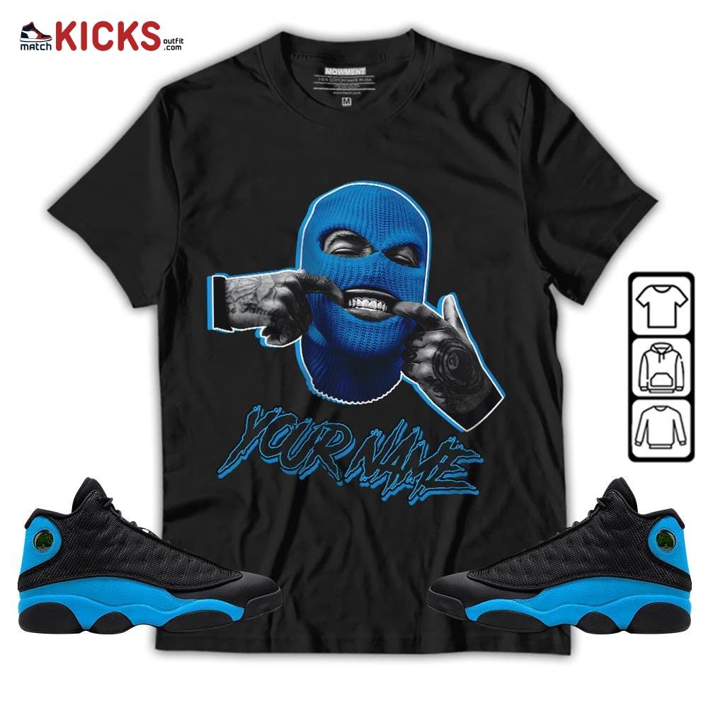 Bad Boy Custom Sneaker Shirt Match Black University Blue 13s, Jordan 13 Black University Blue 2022 MKO T-Shirt Bad Boy Custom Sneaker Shirt Match Black University Blue 13s, Jordan 13 Black University Blue 2022 MKO T-Shirt