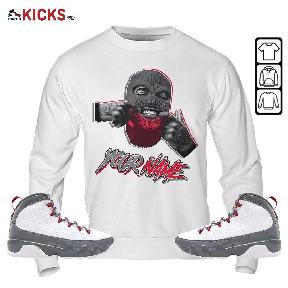 Bad Boy Custom Sneaker Shirt Match Fire Red 9s, Jordan 9 Retro Fire Red MKO Sweatshirt Bad Boy Custom Sneaker Shirt Match Fire Red 9s, Jordan 9 Retro Fire Red MKO Sweatshirt