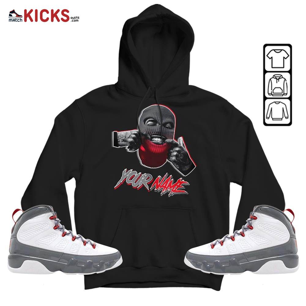 Bad Boy Custom Sneaker Shirt Match Fire Red 9s, Jordan 9 Retro Fire Red MKO T-Shirt Bad Boy Custom Sneaker Shirt Match Fire Red 9s, Jordan 9 Retro Fire Red MKO T-Shirt