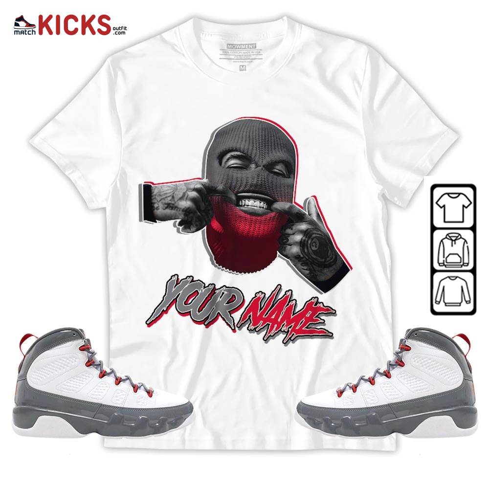Bad Boy Custom Sneaker Shirt Match Fire Red 9s, Jordan 9 Retro Fire Red MKO T-Shirt