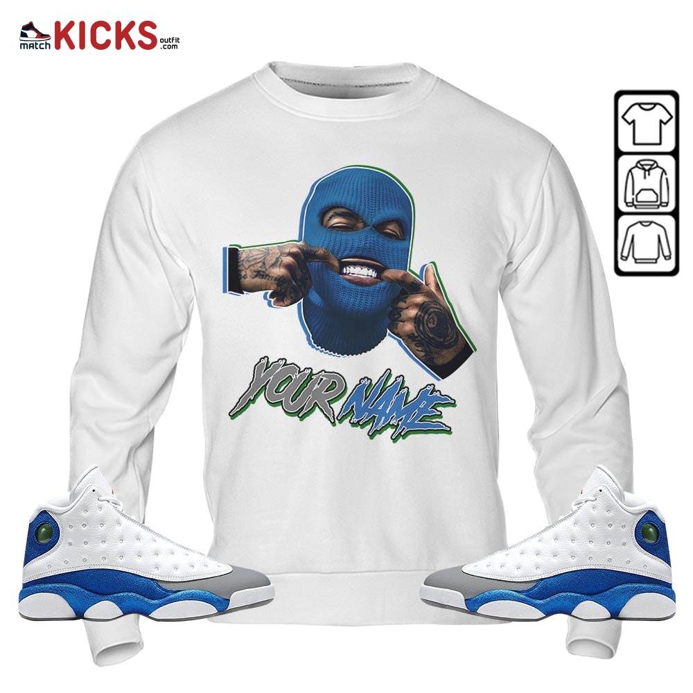 Bad Boy Custom Sneaker Shirt Match French Blue 13s, Jordan 13 French Blue MKO Sweatshirt Bad Boy Custom Sneaker Shirt Match French Blue 13s, Jordan 13 French Blue MKO Sweatshirt