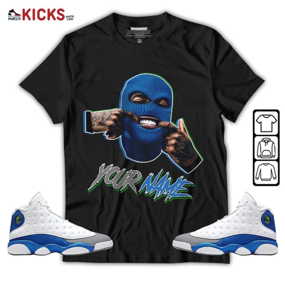 Bad Boy Custom Sneaker Shirt Match French Blue 13s, Jordan 13 French Blue MKO T-Shirt