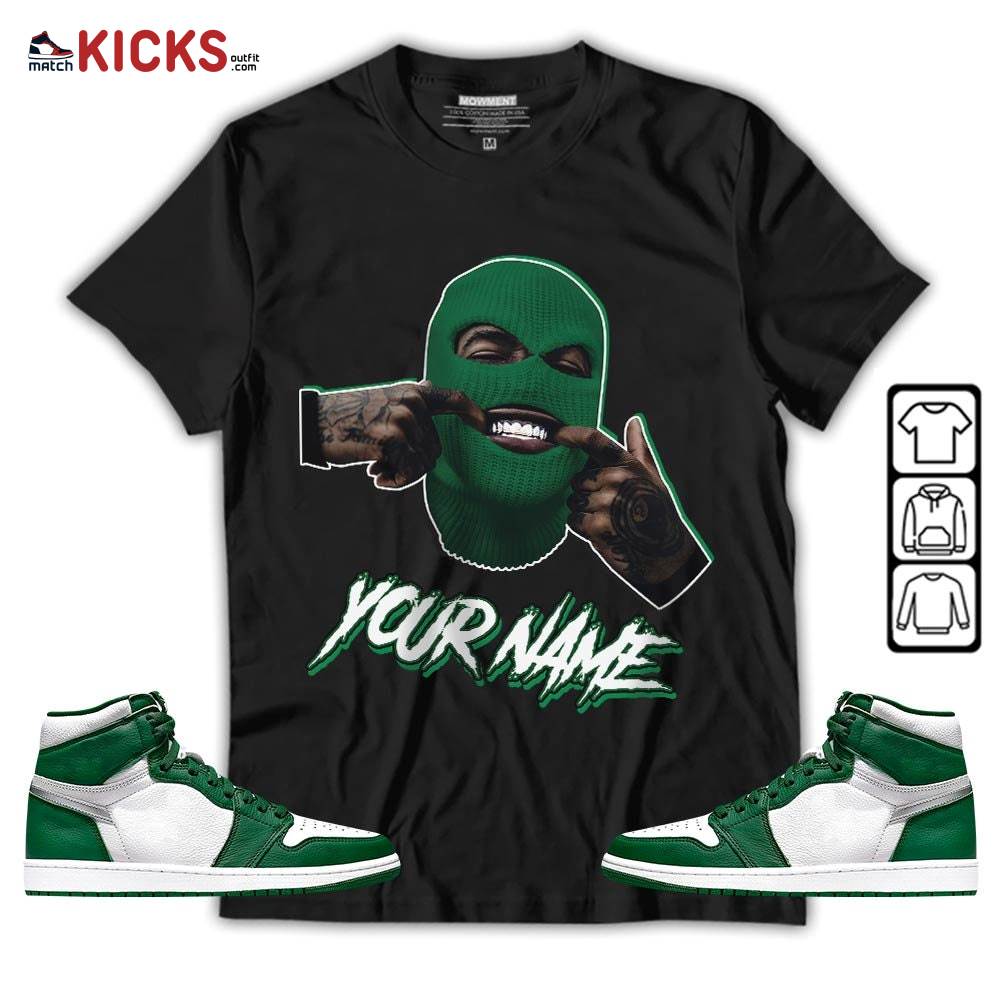 Bad Boy Custom Sneaker Shirt Match High Gorge Green 1s, Jordan 1 Retro High Gorge Green MKO T-Shirt