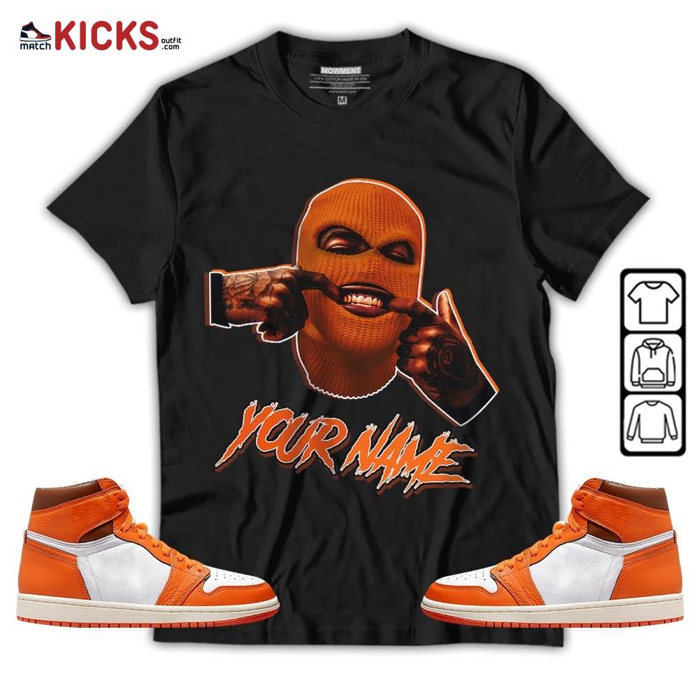 Bad Boy Custom Sneaker Shirt Match High OG Starfish 1s, Jordan 1 Retro High OG Starfish MKO T-Shirt