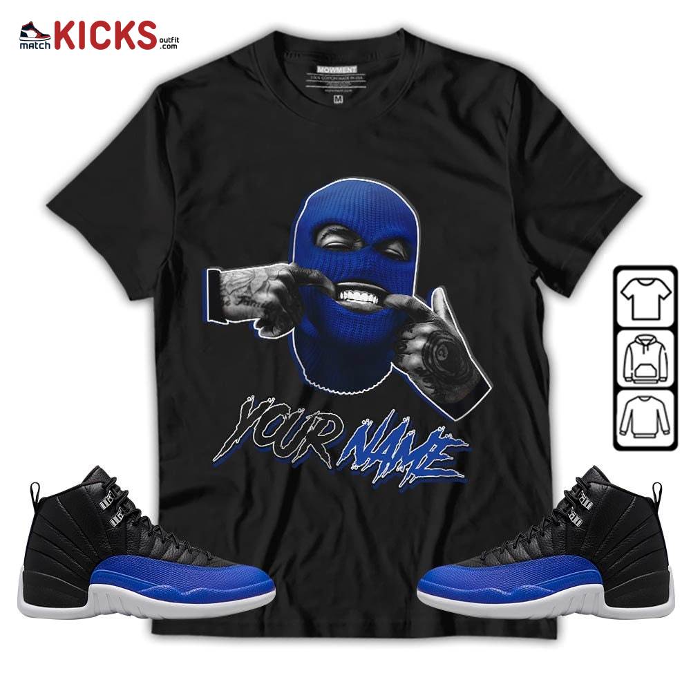 Bad Boy Custom Sneaker Shirt Match Hyper Royal 12s, Jordan 12 Hyper Royal MKO T-Shirt Bad Boy Custom Sneaker Shirt Match Hyper Royal 12s, Jordan 12 Hyper Royal MKO T-Shirt