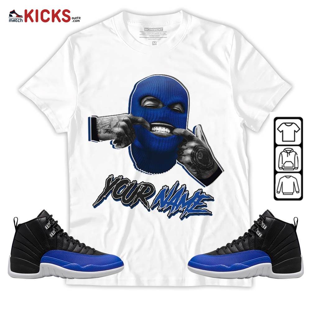Bad Boy Custom Sneaker Shirt Match Hyper Royal 12s, Jordan 12 Hyper Royal MKO T-Shirt