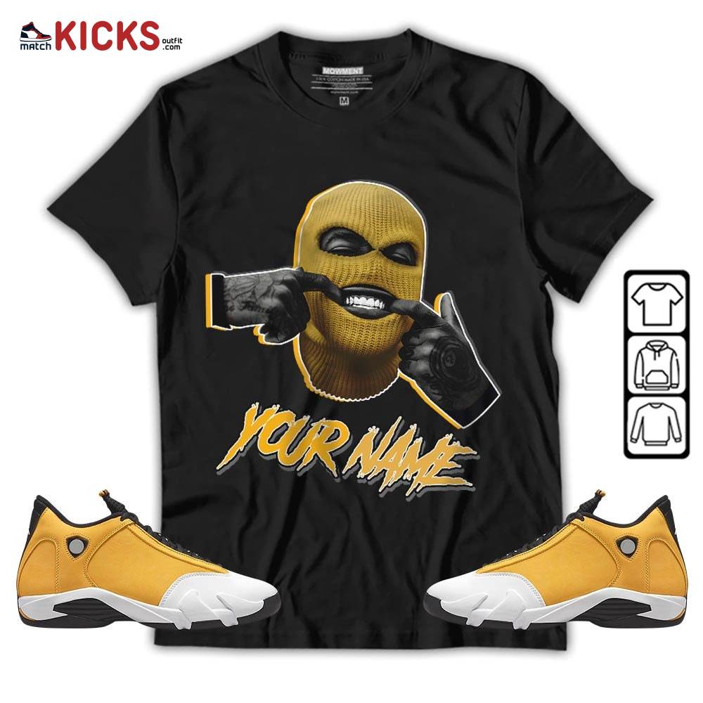 Bad Boy Custom Sneaker Shirt Match Light Ginger 14s, Jordan 14 Retro Light Ginger MKO T-Shirt