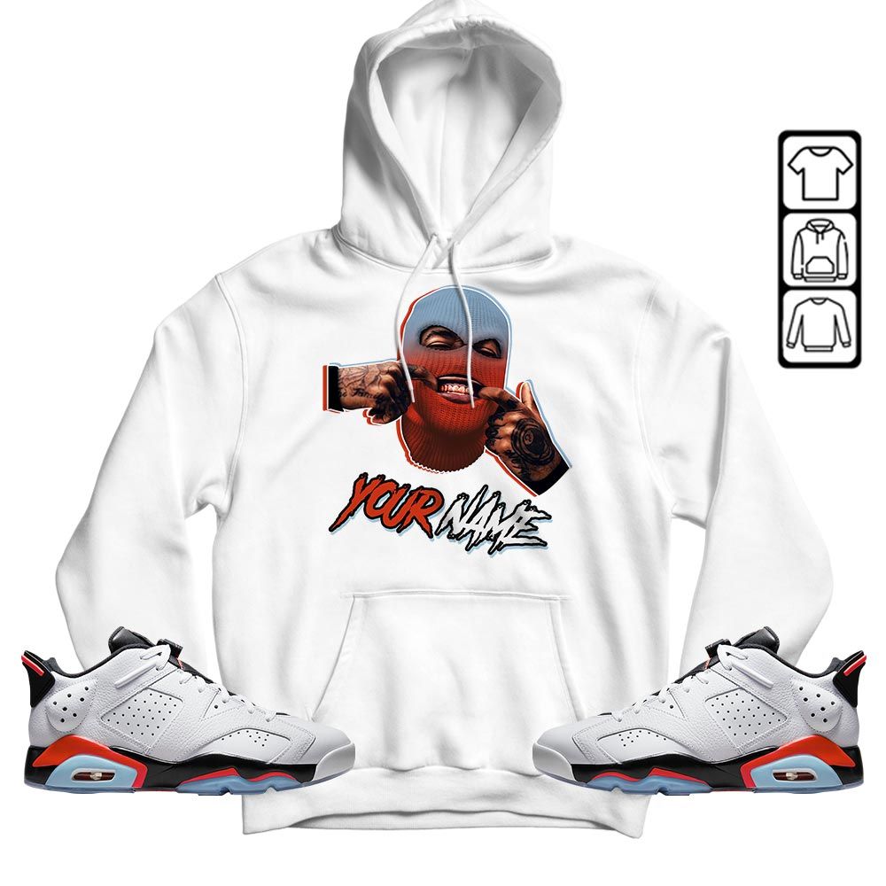 Bad Boy Custom Sneaker Shirt Match Low Infrared 6s, Jordan 6 Low Infrared MKO T-Shirt