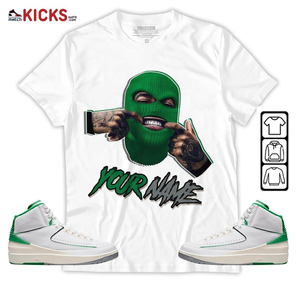 Bad Boy Custom Sneaker Shirt Match Lucky Green 2s, Jordan 2 Lucky Green MKO Hoodie