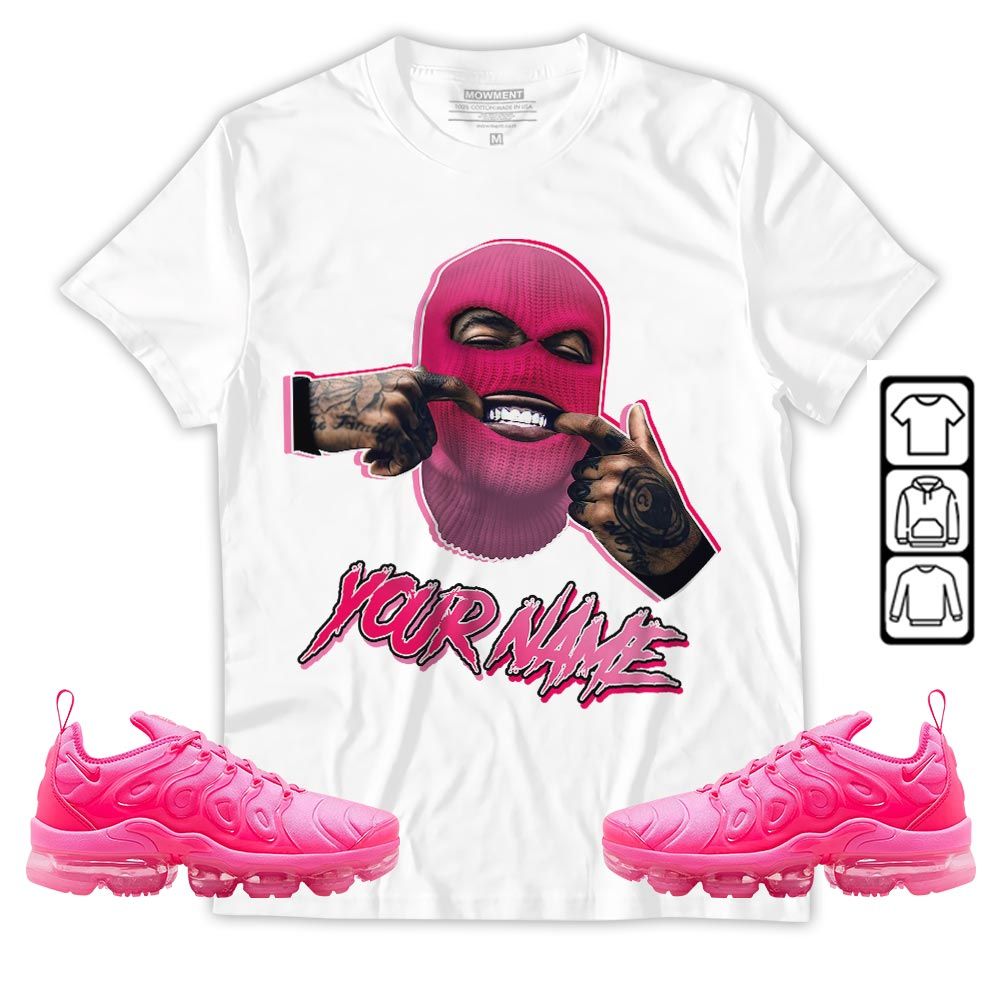 Bad Boy Custom Sneaker Shirt Match Plus Triple Pink, Air VaporMax Plus Triple Pink MKO T-Shirt Bad Boy Custom Sneaker Shirt Match Plus Triple Pink, Air VaporMax Plus Triple Pink MKO T-Shirt