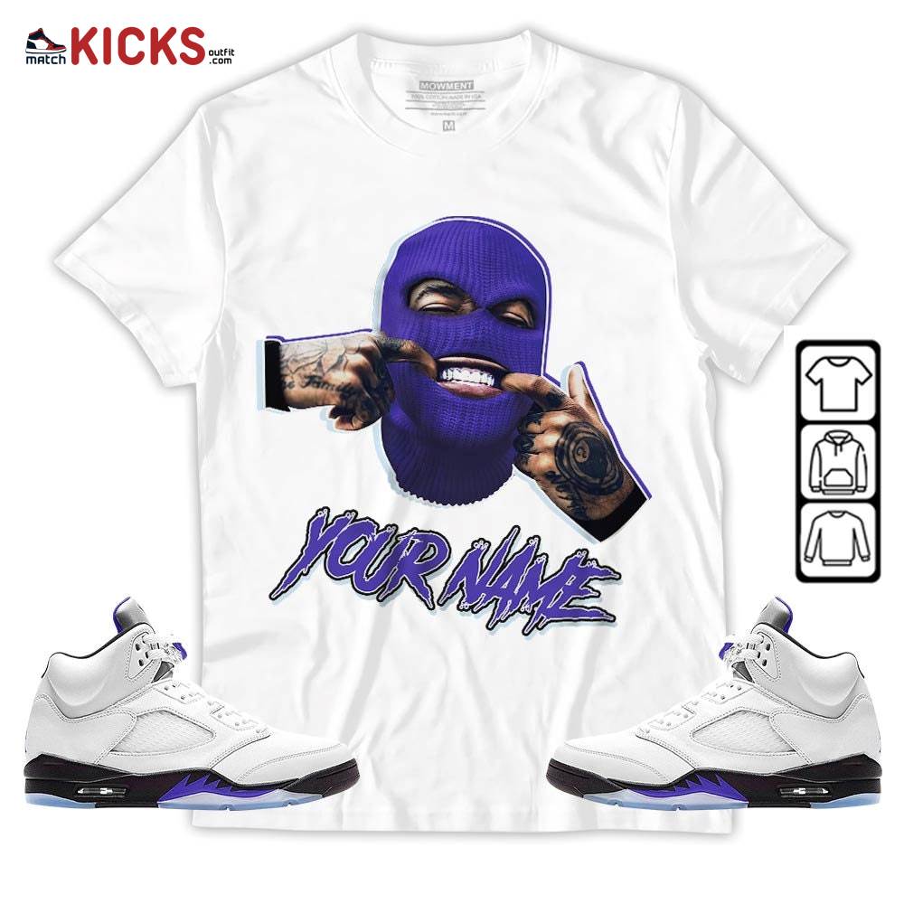 Bad Boy Custom Sneaker Shirt Match Retro Concord 5s, Jordan 5 Retro Concord MKO Hoodie