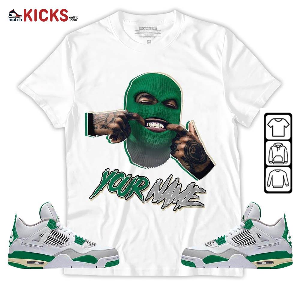 Bad Boy Custom Sneaker Shirt Match Retro Pine Green 4s, Jordan 4 Pine Green MKO Hoodie