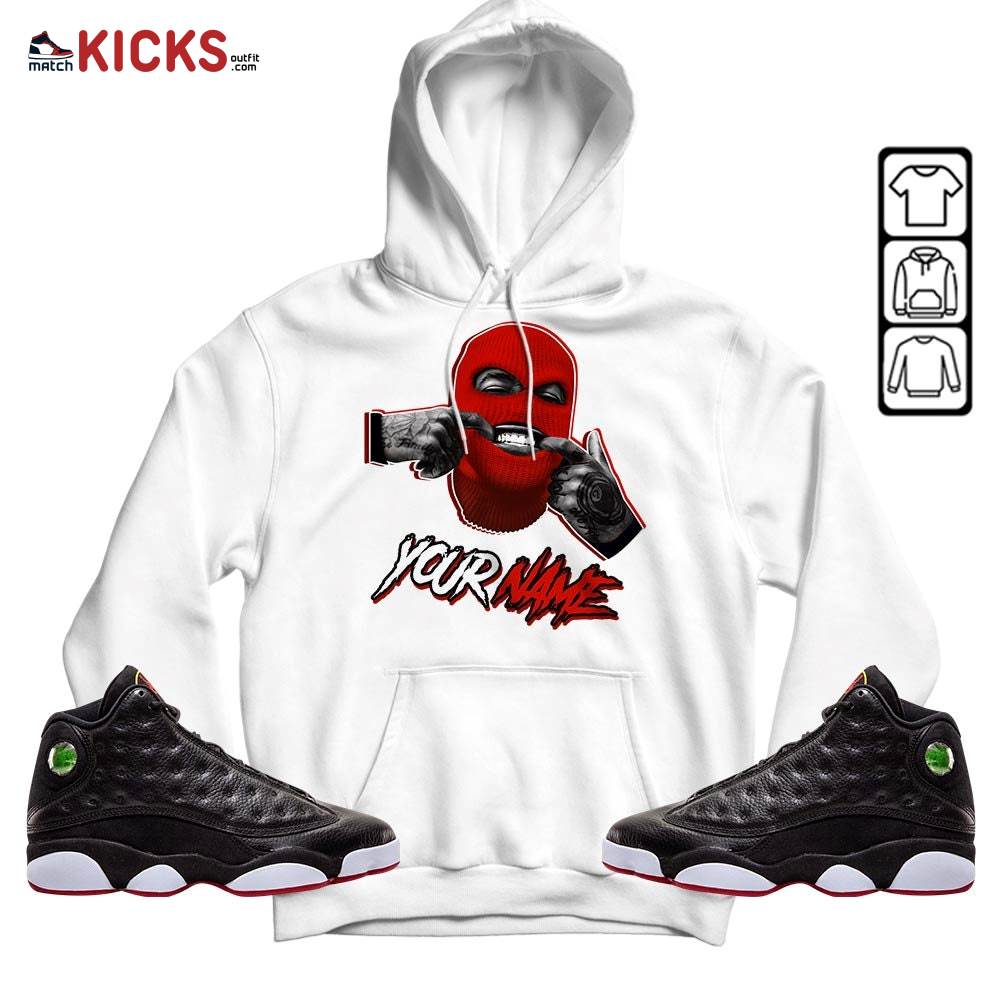 Bad Boy Custom Sneaker Shirt Match Retro Playoffs 13s, Jordan 13 Playoffs MKO Hoodie