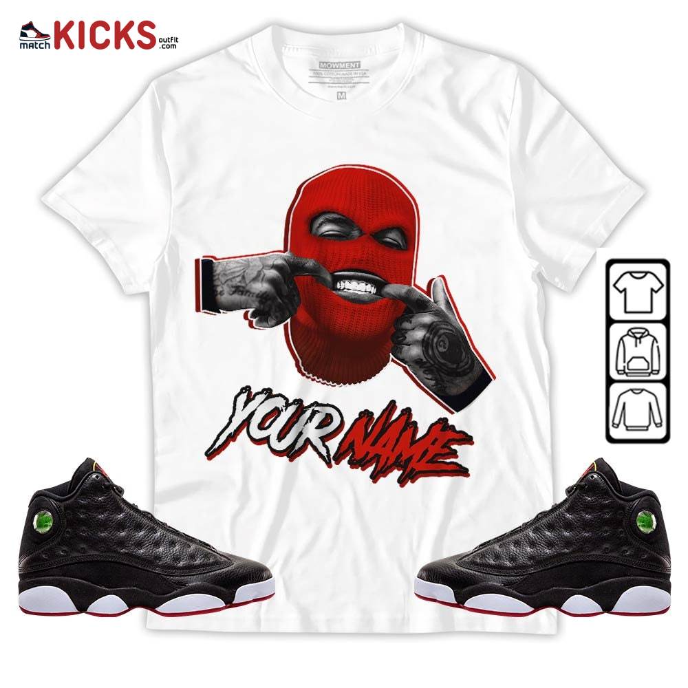 Bad Boy Custom Sneaker Shirt Match Retro Playoffs 13s, Jordan 13 Playoffs MKO T-Shirt