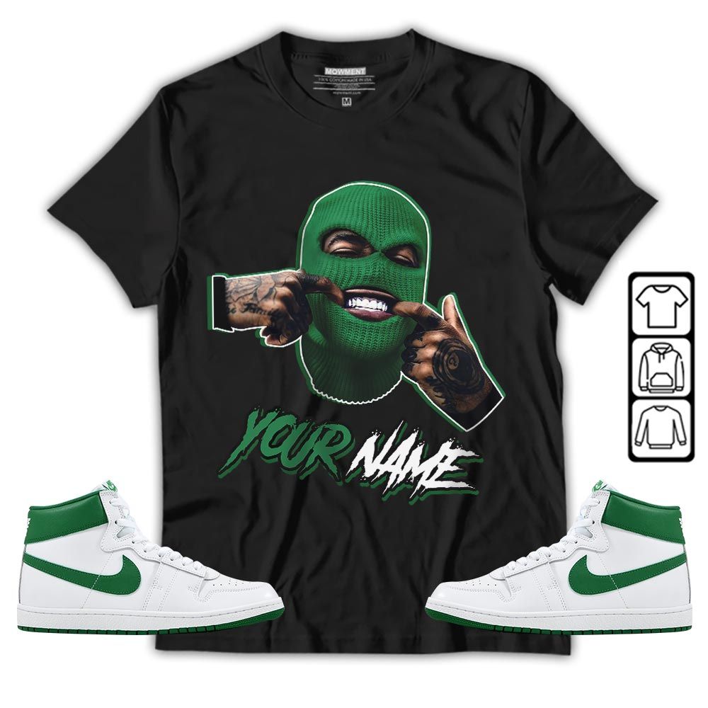 Bad Boy Custom Sneaker Shirt Match SP Pine Green, Air Ship SP Pine Green MKO T-Shirt Bad Boy Custom Sneaker Shirt Match SP Pine Green, Air Ship SP Pine Green MKO T-Shirt
