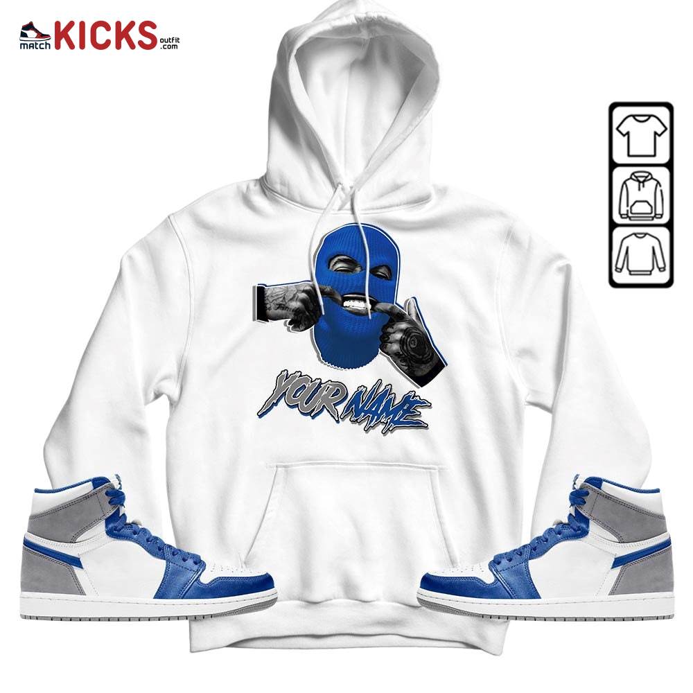 Bad Boy Custom Sneaker Shirt Match True Blue 1s, Jordan 1 High OG True Blue MKO Hoodie Bad Boy Custom Sneaker Shirt Match True Blue 1s, Jordan 1 High OG True Blue MKO Hoodie