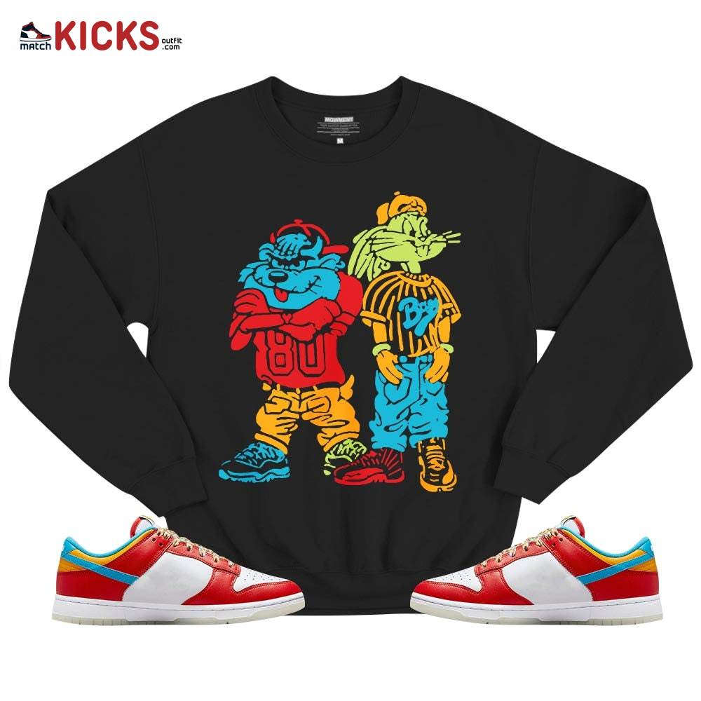Bad Boy Hiphop 90s Sneaker Shirt Match Fruity Pebbles Dunk Low, Dunk Low Fruity Pebbles MKO T-Shirt Bad Boy Hiphop 90s Sneaker Shirt Match Fruity Pebbles Dunk Low, Dunk Low Fruity Pebbles MKO T-Shirt