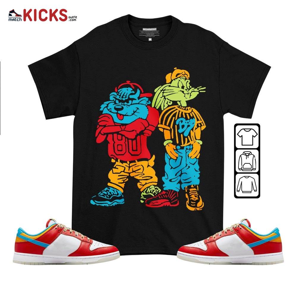 Bad Boy Hiphop 90s Sneaker Shirt Match Fruity Pebbles Dunk Low, Dunk Low Fruity Pebbles MKO T-Shirt Bad Boy Hiphop 90s Sneaker Shirt Match Fruity Pebbles Dunk Low, Dunk Low Fruity Pebbles MKO T-Shirt