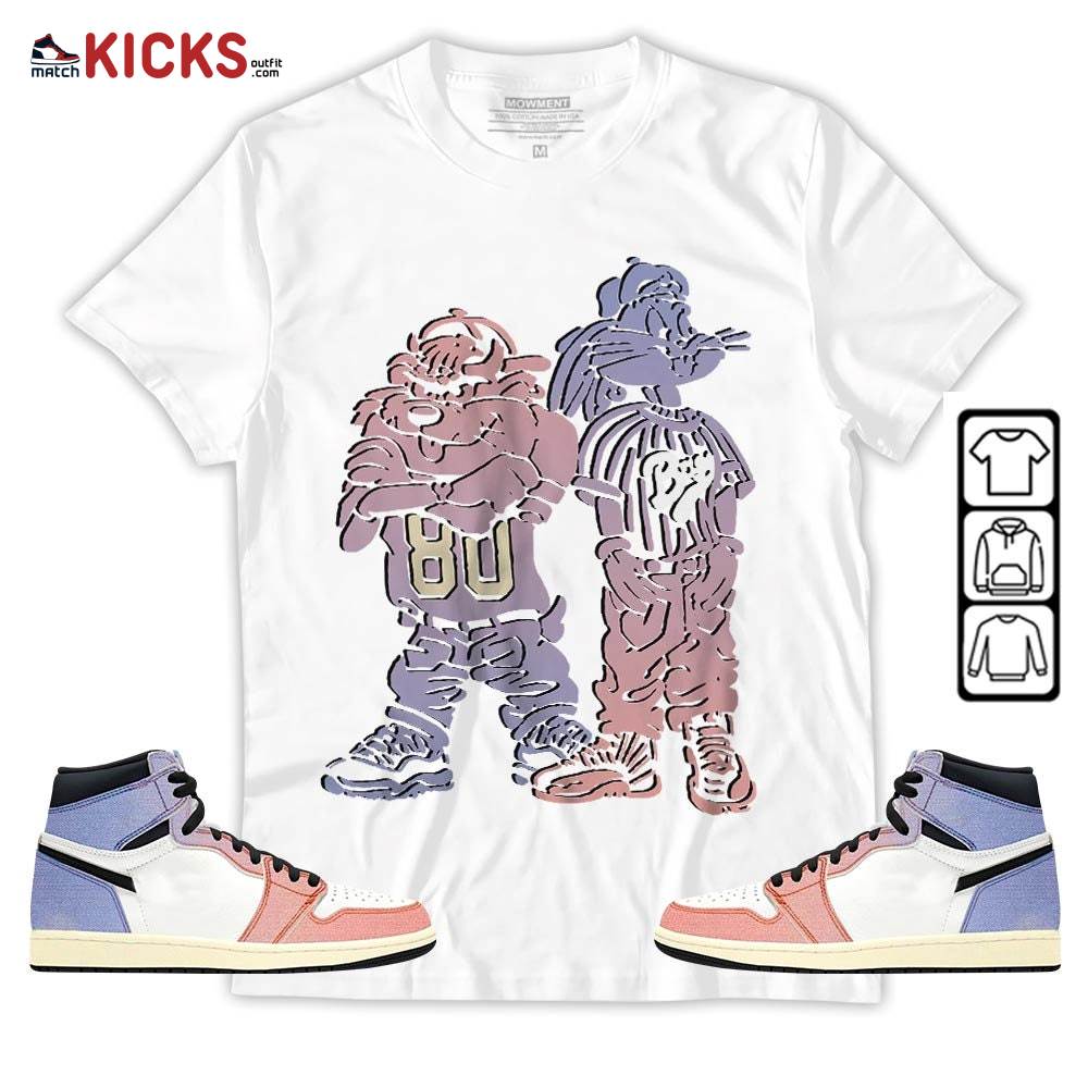 Bad Boy Hiphop 90s Sneaker Shirt Match Retro Skyline 1s, Jordan 1 High OG Skyline MKO T-Shirt