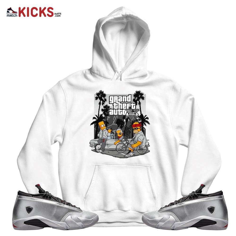 Bart Chicano Sneaker Shirt Match 14 Low Metallic Silver, Jordan 14 Metallic Silver MKO T-Shirt Bart Chicano Sneaker Shirt Match 14 Low Metallic Silver, Jordan 14 Metallic Silver MKO T-Shirt