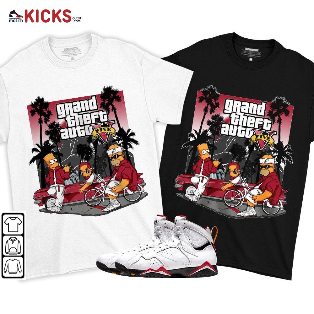 Bart Chicano Sneaker Shirt Match Cardinal 7s, Jordan 7 Retro Cardinal MKO T-Shirt Bart Chicano Sneaker Shirt Match Cardinal 7s, Jordan 7 Retro Cardinal MKO T-Shirt