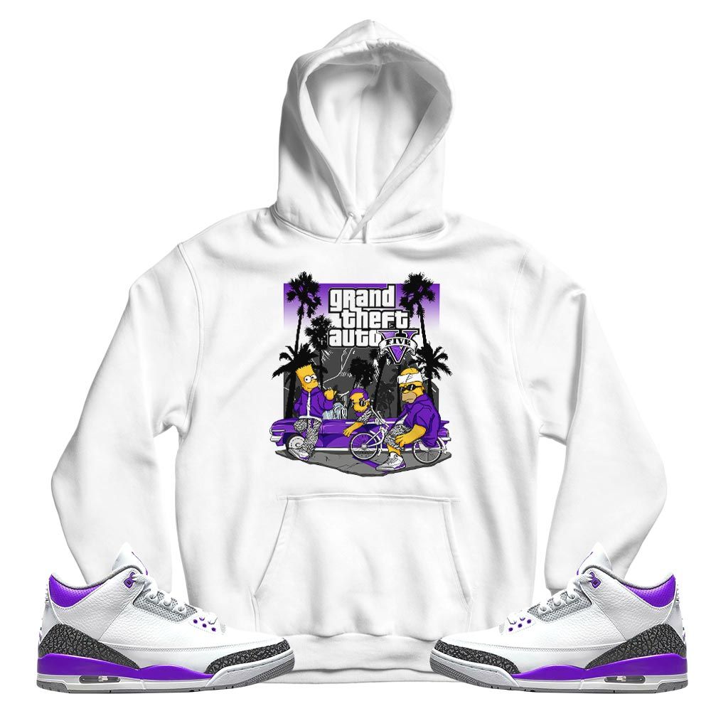 Bart Chicano Sneaker Shirt Match Dark Iris 3s, Jordan 3 Retro Dark Iris MKO T-Shirt Bart Chicano Sneaker Shirt Match Dark Iris 3s, Jordan 3 Retro Dark Iris MKO T-Shirt